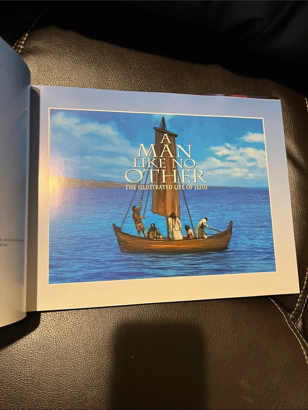 A Man Like No Other: The Illustrated Life of Jesus Hardcover w/ Dust Jacket, NEW